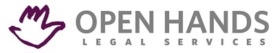 Logo designed for OPEN HANDS LEGAL SERVICES